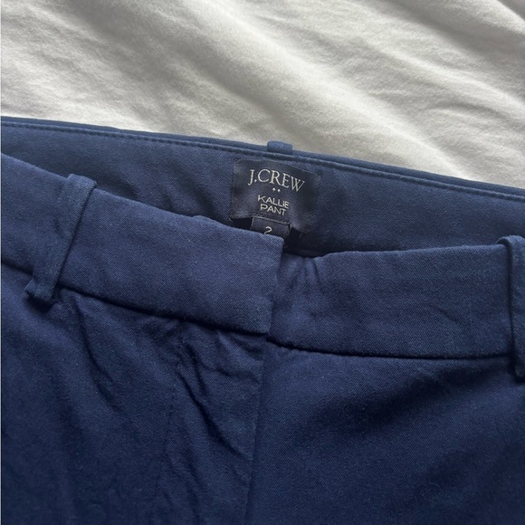 J Crew Kallie Pant Navy Women's Tailored Pants - Picture 4 of 4